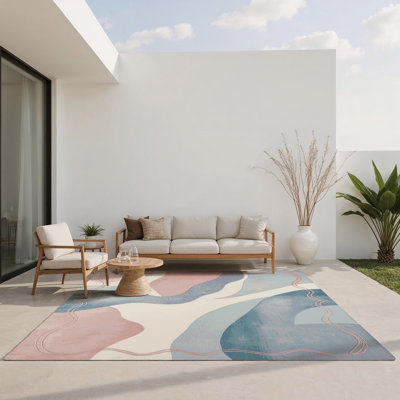 Tapis intérieur et extérieur Twilight Flow