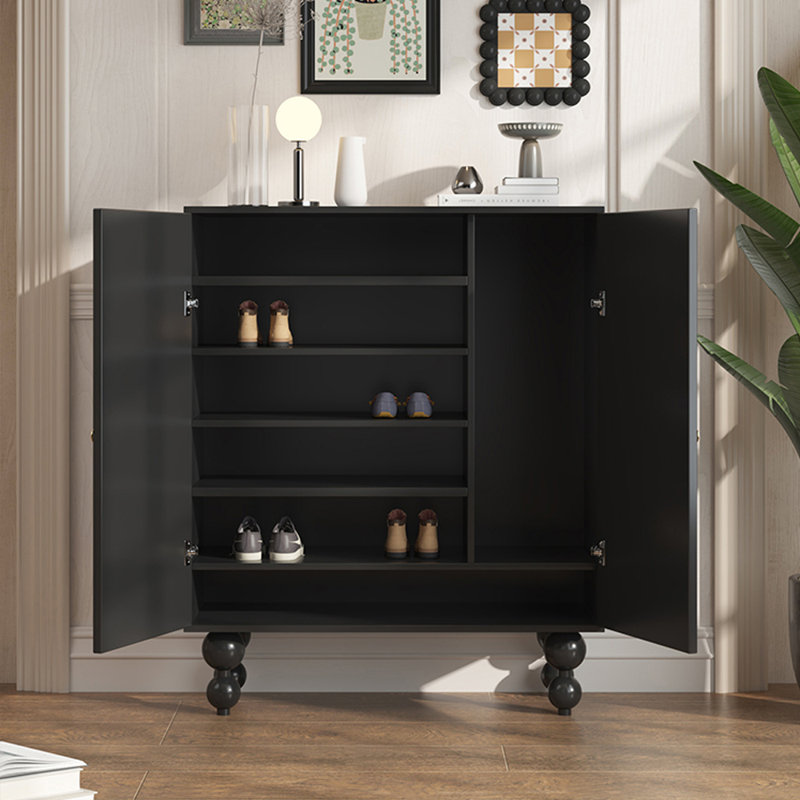 20 Pair Solid Wood Shoe Storage Cabinet