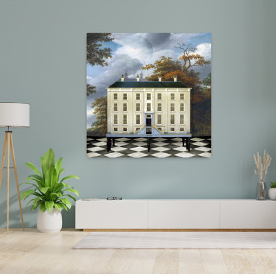 «The Dollhouse», art mural abstrait contemporain