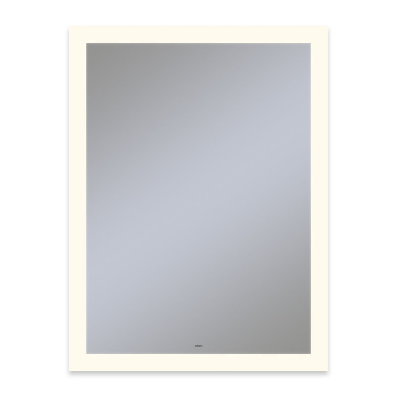 Miroir de salle de bain sans cadre, 40 po x 30 po