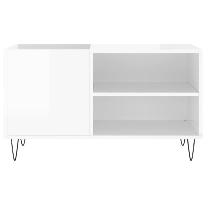 48cm H Media Cabinet, High Gloss White