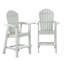 Chaise Adirondack d'extérieur en bois Bronya-134206155