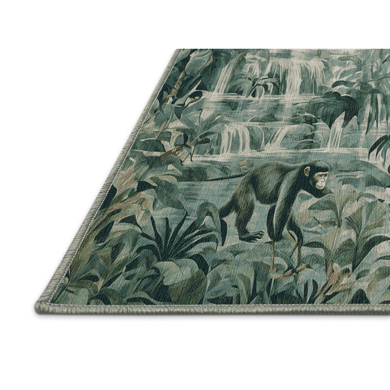 Tapis vert lavable à la machine, Rectangle 2 pi x 3 pi