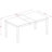 5 Piece Kitchen Table Set for 4 Includes a Rectangle Dining Table with Butterfly Leaf and 4 Linen Fabric Dining Room Chairs, Black & Cherry-1375540738-1426014183-1437726044