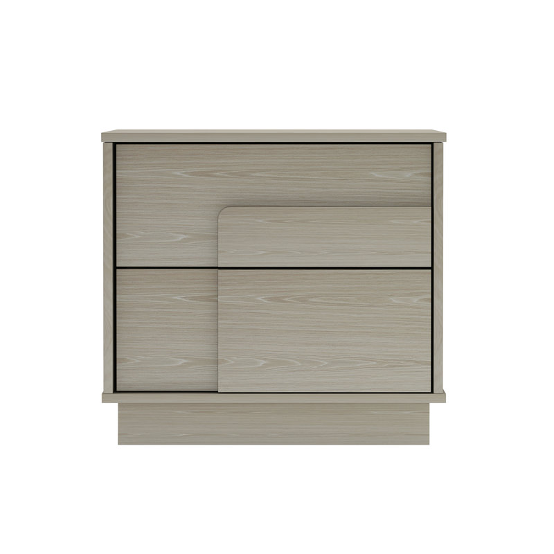 Horizon 22" Nightstand In Whitewashed Oak  (Only Nightstand), Oak