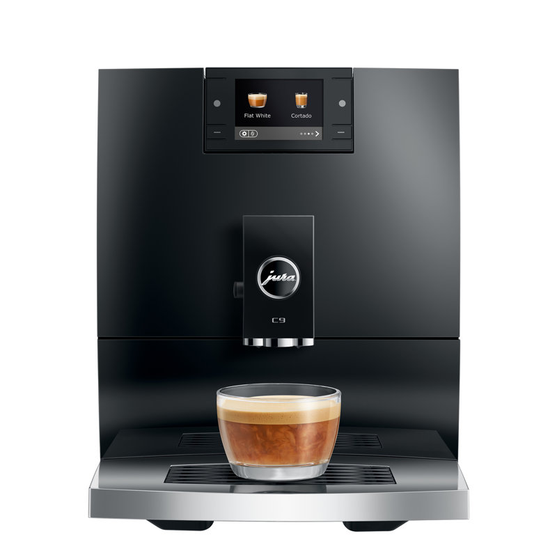 C9 Piano Black Automatic Coffee Machine, Black