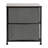 2 Drawer Storage Stand with Wood Top & Fabric Pull Drawers-61763944