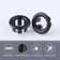 2 Pack Sink Overflow Ring Bathroom Kitchen Sink Basin Trim Overflow Cover Hole Insert Cap