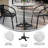 Commercial All-Weather HPL Tabletop With Bistro Base-821754916-821754919