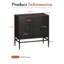 Armoire de rangement moderne l 31,5 "avec tablette réglable