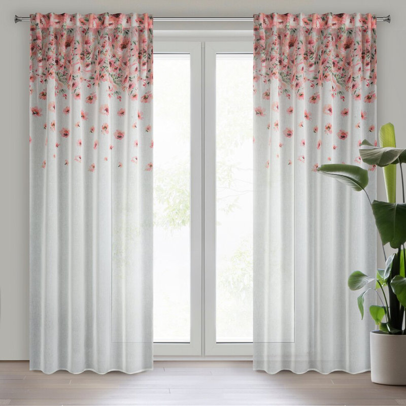 Renard Semi Sheer Curtain Single Panel