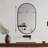 Bubba Metal Flat Wall Mirror
