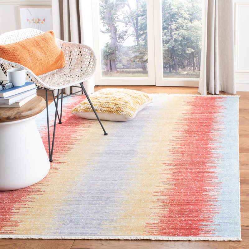 Urich Windsor Performance Striped Rug, Rectangle 5' x 7'