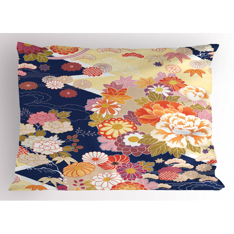 Polyester Floral Sham Set, Twin