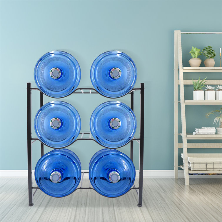 Rebrilliant Keyann 3-Tier Water Bottle Holder Shelving Unit