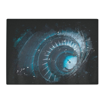 Tempered Glass Spiral Staircase in Rome Chopping Board