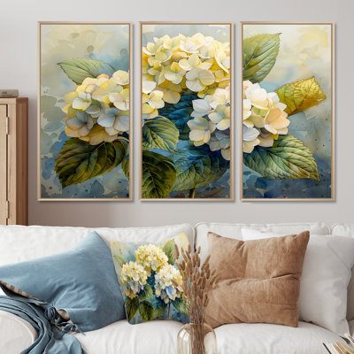 Garden Of Life Hydrangea II - Hydrangea Wall Art Print Set