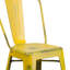 Tabouret de comptoir en métal patiné pour l'intérieur / extérieur de 24 po de hauteur Angelean - noir-651168267-620777400