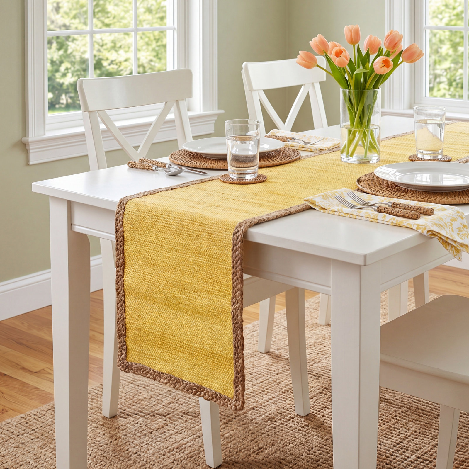 Gallia Striped Table Runnner