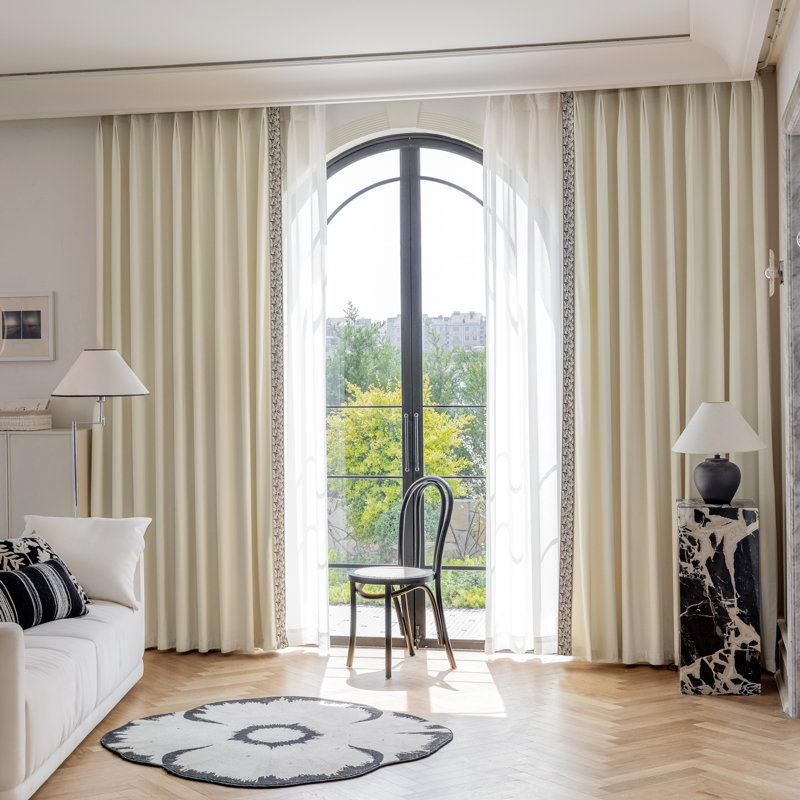 Paire de rideaux obscurcissant Ciara, L 50 po x L 96 po