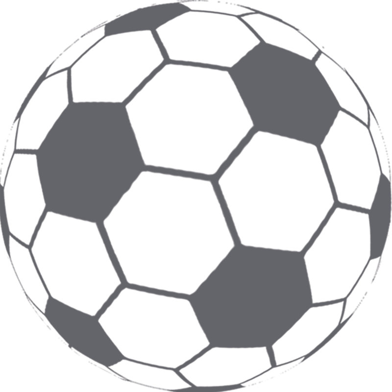 Soccer Ball - Wrapped Canvas Print, 30cm H x 30cm W x 3.8cm D