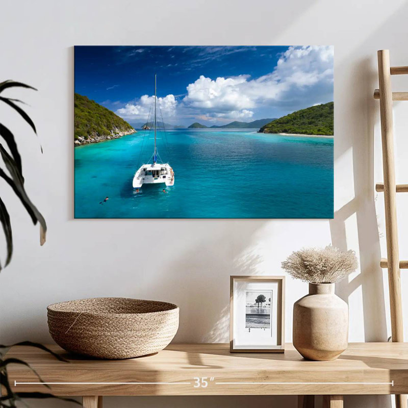 Mehar Lovango Cay Catamaran, 16" H x 24" W