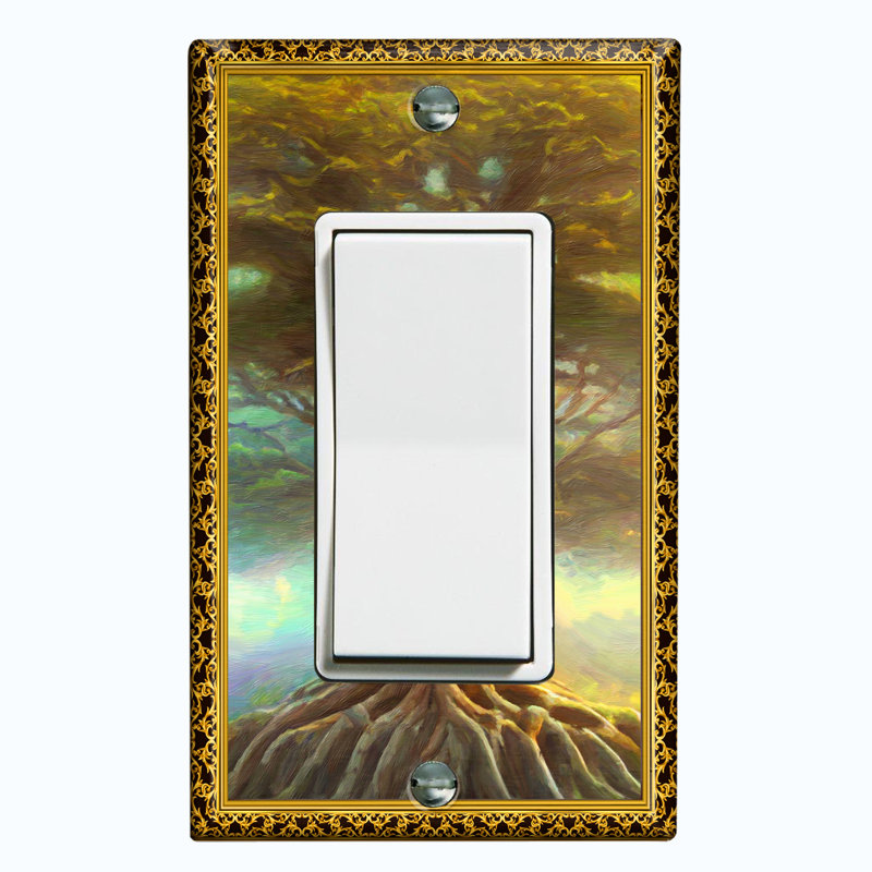 Landscape & Nature 1 - Gang Toggle Light Switch Standard Wall Plate