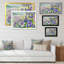 «Purple Iris Field In Summer», reproduction sur toile flottante-297006088-297006130