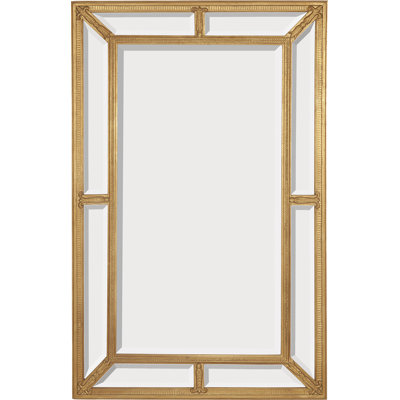 The Magnolia Manor Wood Flat Wall Mirror