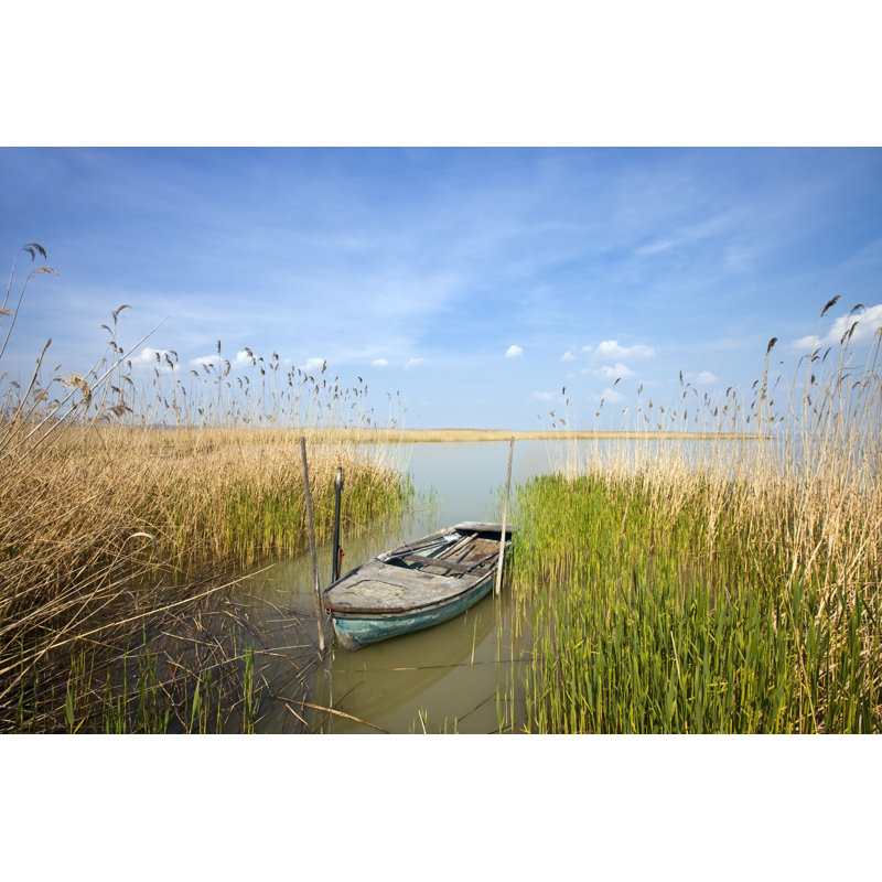 Old Rowing Boat by Creativemarc - Wrapped Canvas Print, 30cm H x 46cm W