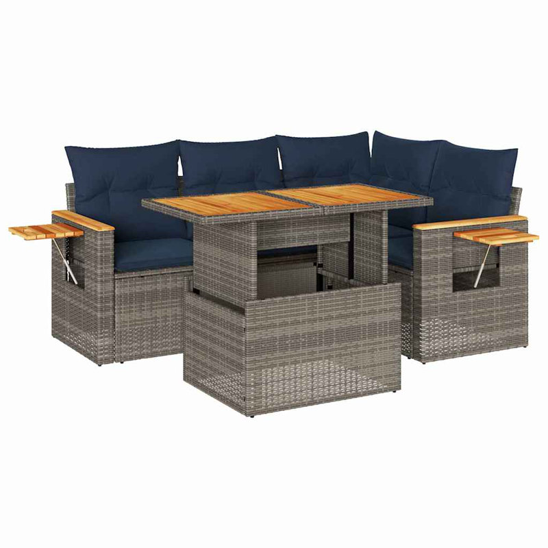 55cm Wide Patio Sofa with Cushions