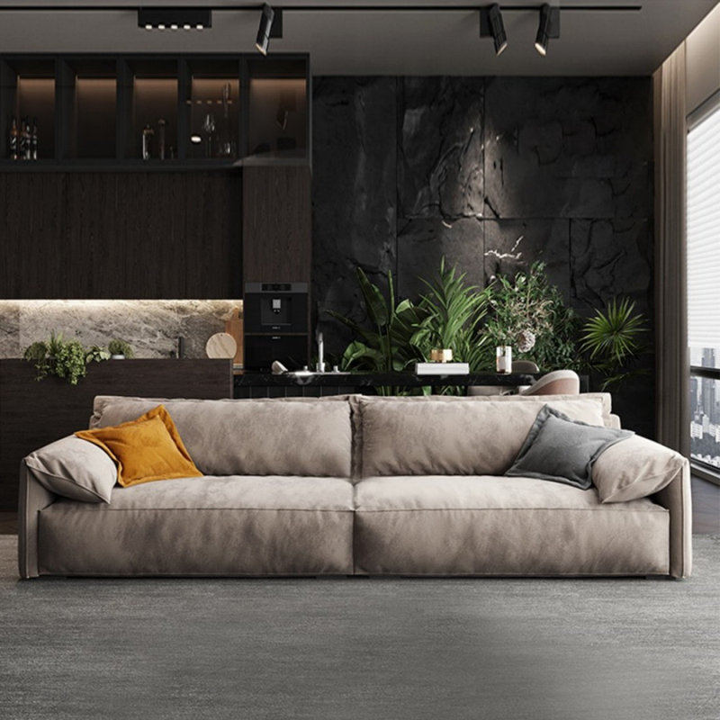Coussin de canapé modulaire en polyester, 35.43" H x 110.24" W x 39.37" D, 4