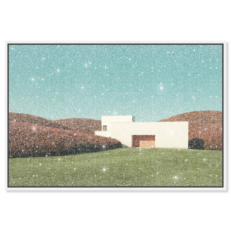 Surreal Architecture Print by Oliver Gal, 25"H x 17"W, White Floater Frame