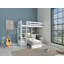 Luper European Single (90 X 200 Cm) High Sleepers with Desk Included-31944168