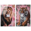 «Tropical Roll Animal Set», reproduction acrylique sur toile par Art Remedy-117194794