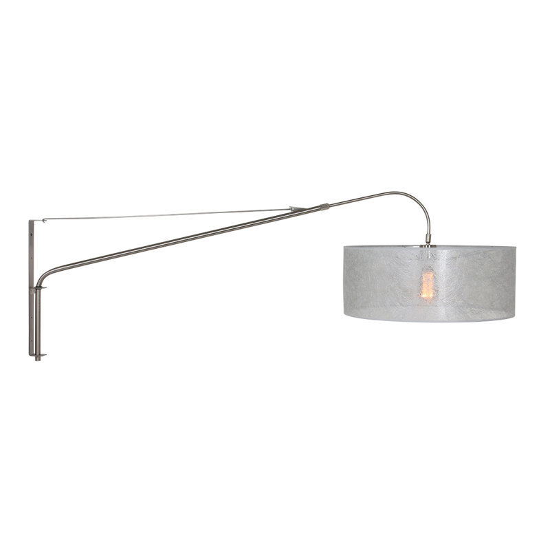 Owings Swing Arm Sconce, Steel, Steel