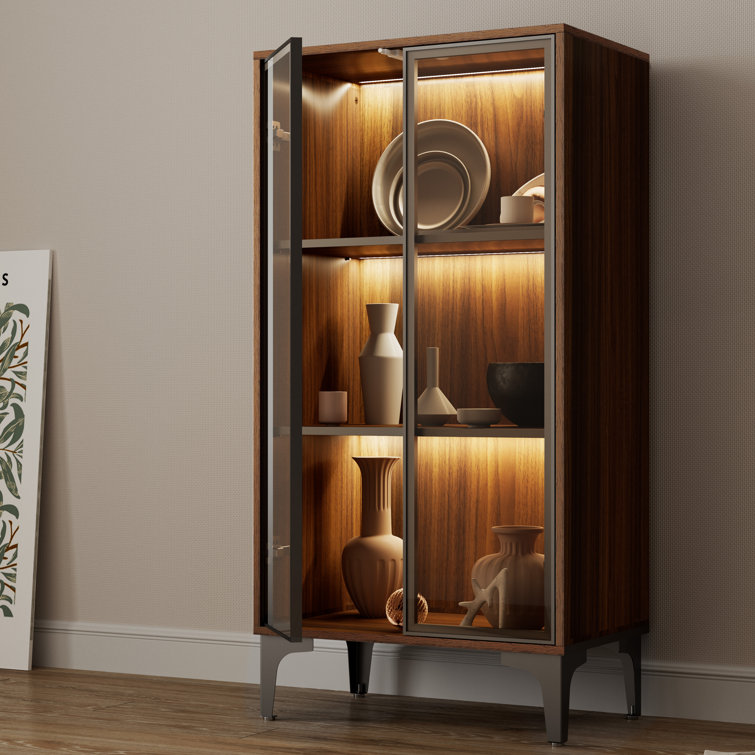Eureka Ergonomic Display Cabinet with Adjustable Shelves