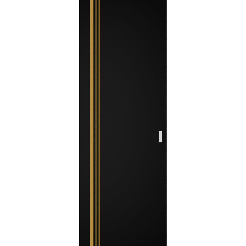 Grange cachée | Planum 1010 | Portes robustes à finition moderne | Ensemble coulissant Magic, 36 po x 84 po