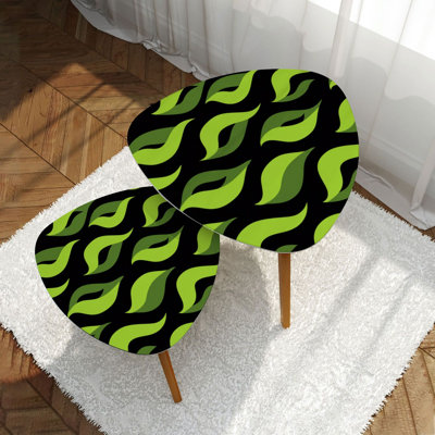 Ensemble de 2 tables basses gigognes Triangle
