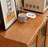 Scandinavian-style Solid Wood & Glass Sideboard