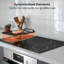 30 In. Radiant Electric Cooktop With 5-elements In Black