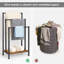 Porte-serviettes sur pied, porte-serviettes sur pied pour salle de bain, porte-serviettes sur 3 niveaux, porte-serviettes sur pied, noir-110898533