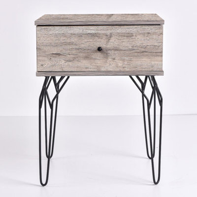 muir 50.2 cm W Bedside Table