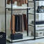 White Freestanding Wood Closet With Metal - Extra Deep Storage Drawers, Powder Coating, Water & Heat Materials, Stain Scratch Surface System Frame, Depth Storage, , E0 Board