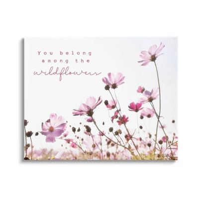 Art mural sur toile You Youong parmi fleurs sauvages par Susan Ball