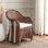 Fauteuil en coton de 25,5 po de largeur Sephina