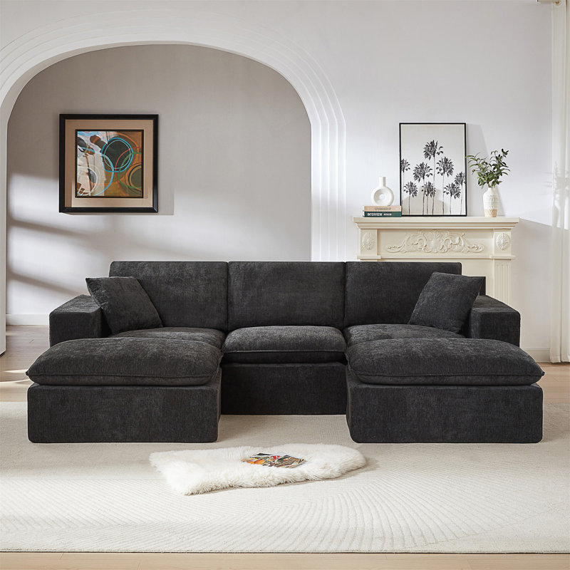 Canapé moderne en chenille