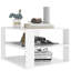 Table basse simple avec cadre en bois manufacturé avec rangement-2081792858
