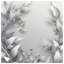 Silver Leaf Botanical Quilted Bedspread All Sizes-128700860