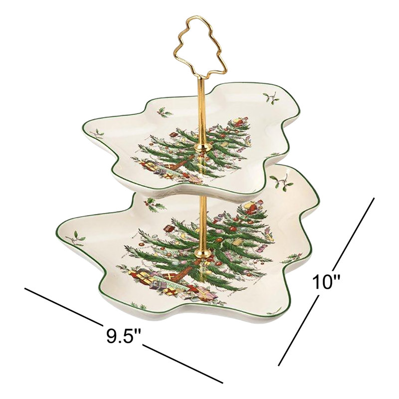 Spode Christmas Tree Tiered Stand